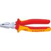 Heavy duty combination pliers, VDE, with multi-component handle type 02 06